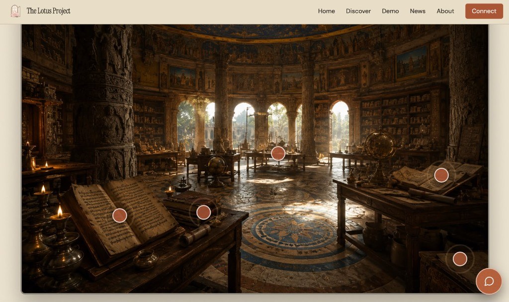 Prototype hall of the digital museum archive
